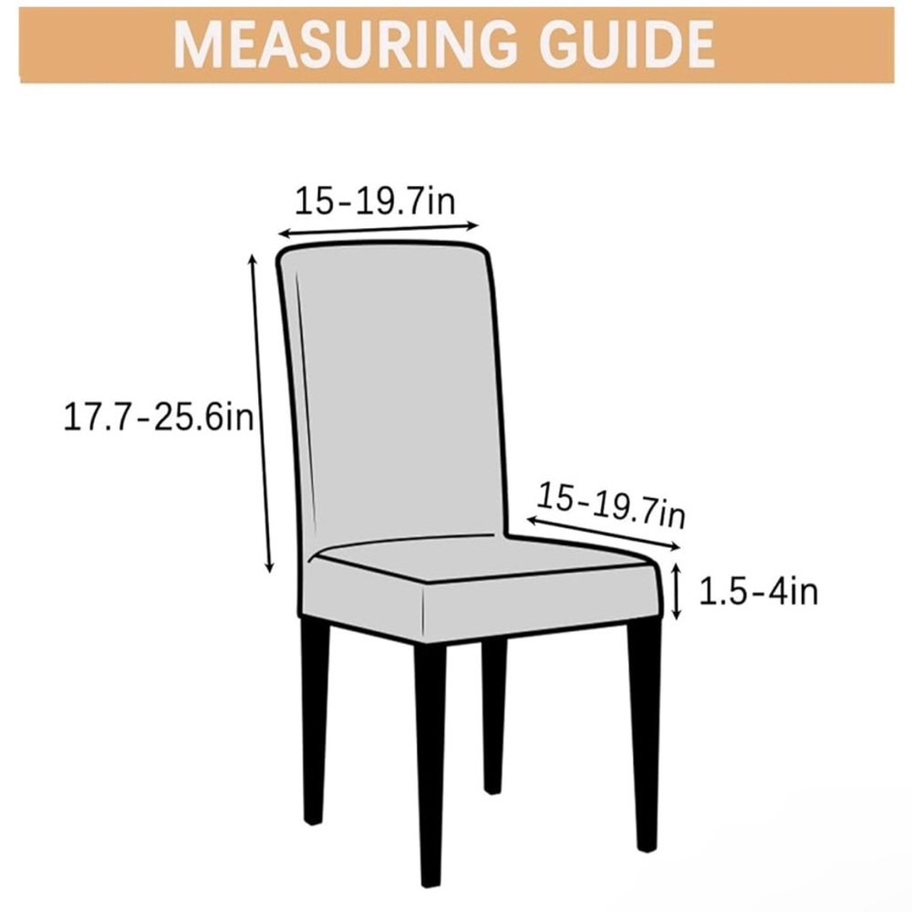 4 Burgundy Chair Slipcovers - Picture 4 of 5